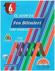 Üç Adım Yayınları 6. Sınıf Üç Adımda Fen Bilimleri Soru Bankası - Üç Adım Yayınları