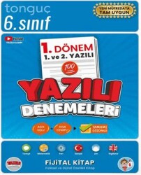 6. Sınıf Yazılı Denemeleri 1. Dönem 1 ve 2. Yazılı - Tonguç Akademi