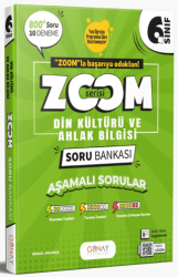 6. Sınıf Zoom Serisi Din Kültürü ve Ahlak Bilgisi Soru Bankası - Günay Yayınları