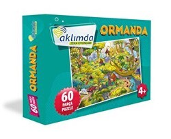 60 Parça Puzzle - Ormanda - Aklımda Zeka Oyunları