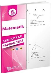 4 Adım Yayınları 6. Sınıf Matematik Yaprak Test - 1
