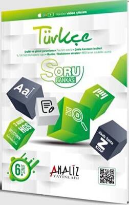 Analiz Yayınları 6. Sınıf Türkçe Soru Bankası - 1