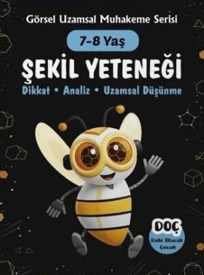 7-8 Yaş Şekil Yeteneği Görsel Uzamsal Muhakeme Serisi - 1