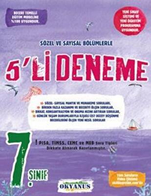 Okyanus Yayınları 7. Sınıf 5`li Deneme - 1