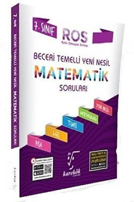 Karekök Yayıncılık 7. Sınıf Beceri Temelli ROS Matematik Soruları - 1