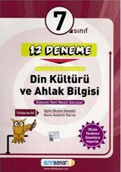 Altın Başarı Yayınları 7. Sınıf Din Kültürü ve Ahlak Bilgisi 12 Deneme - Altın Başarı Yayınları