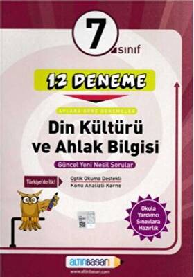 Altın Başarı Yayınları 7. Sınıf Din Kültürü ve Ahlak Bilgisi 12 Deneme - 1