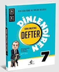 7. Sınıf Din Kültürü ve Ahlak Bilgisi Dinlendiren Defter - Eker Test Yayınları