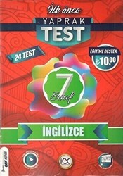 İlk Önce Yayıncılık 7. Sınıf Din Kültürü ve Ahlak Bilgisi Yaprak Test - İlk Önce Yayıncılık
