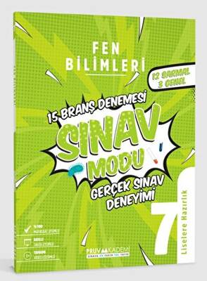 7. Sınıf Fen Bilgisi Branş Denemesi - 1