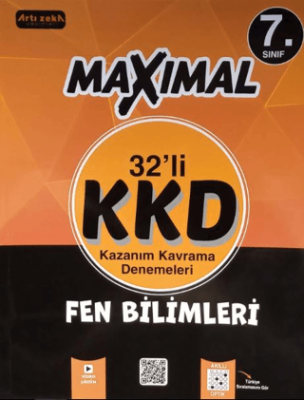 7. Sınıf Fen Bilimleri 32’li Haftalık Maximal Kazanım Kavrama Denemeleri - 1
