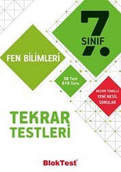 Tudem Yayınları - Bayilik 7. Sınıf Fen Bilimleri Tekrar Testleri - Tudem Yayınları - Bayilik