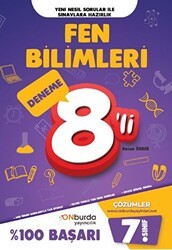 ONburda Yayınları 7. Sınıf Fen Bilimleri Yeni Nesil Branş Denemeleri - ONburda Yayınları