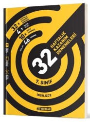 7. Sınıf İngilizce 32 Haftalık Kazanım Denemeleri - Hız Yayınları