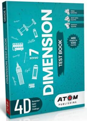 7. Sınıf İngilizce Dimension Test Book - 1