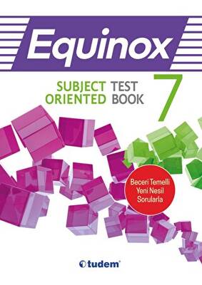 Tudem Yayınları - Bayilik 7. Sınıf İngilizce Equinox Subject Orıented Test Book - 1