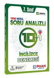 Puan Yayınları 7. Sınıf İngilizce Soru Analizli Deneme - Puan Yayınları