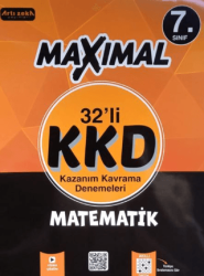 7. Sınıf Matematik 32`li Haftalık Maximal Kazanım Kavrama Denemeleri - Artı Zeka Yayınları