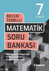 Tudem Yayınları - Bayilik 7. Sınıf Matematik Beceri Temelli Soru Bankası - Tudem Yayınları - Bayilik