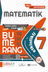 Günay Yayınları 7. Sınıf Matematik Etkinlikli Bumerang Serisi - Günay Yayınları