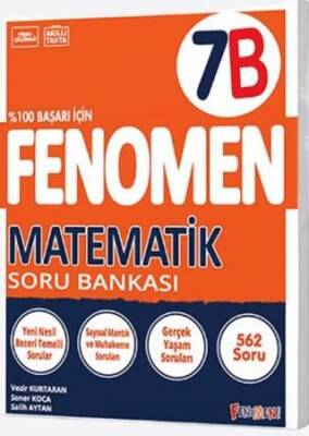 Fenomen Yayınları 7. Sınıf Matematik Fenomen Soru Bankası - 1