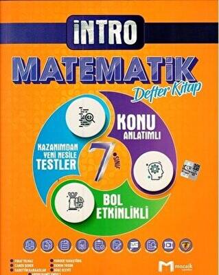 Mozaik Yayınları 7. Sınıf Matematik İntro Defter Kitap - 1