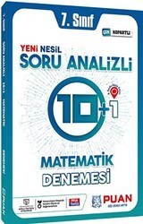 Puan Yayınları 7. Sınıf Matematik Soru Analizli Deneme - Puan Yayınları