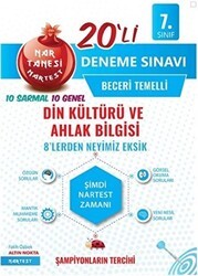 Nartest Yayınevi 7. Sınıf Mavi Din Kültürü 20 Deneme Sınavı - 1