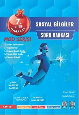 Nartest Yayınevi 7. Sınıf Mod Sosyal Bilgiler Soru Bankası - 1