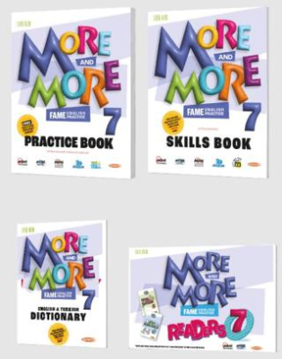 Kurmay Yayınları 7. Sınıf More & More English Practice Book - Dictionary - Skills Book - Readers - 1