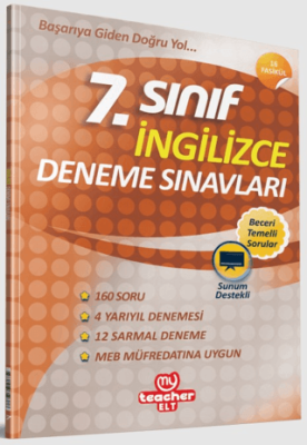 7. Sınıf My Teacher İngilizce Deneme Sınavları - 1