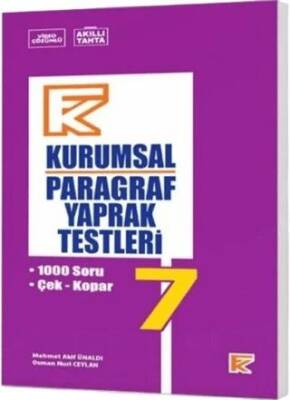 7. Sınıf Paragraf Kurumsal FK Yaprak Testleri - 1