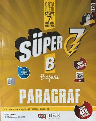 Nitelik Yayınları - Bayilik 7. Sınıf Paragraf Süper Yeni Nesil Soru Kitabı - 1