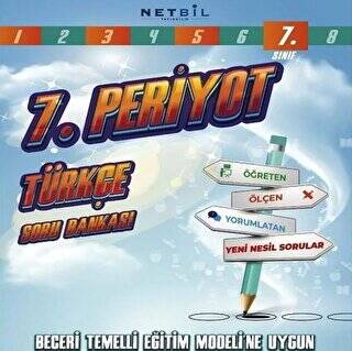 Netbil Yayıncılık 7. Sınıf Periyot Türkçe Soru Bankası - 1