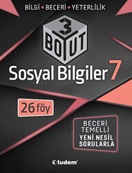 Tudem Yayınları - Bayilik 7. Sınıf Sosyal Bilgiler 3 Boyut - Tudem Yayınları - Bayilik