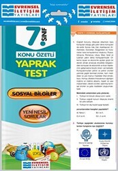 Evrensel İletişim Yayınları 7. Sınıf Sosyal Bilgiler Konu Özetli Yaprak Test - Evrensel İletişim Yayınları