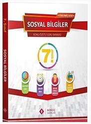 Sonuç Yayınları 7. Sınıf Sosyal Bilgiler Konu Özetli Soru Bankası - 1