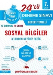 Nartest Yayınevi 7. Sınıf Sosyal Bilgiler Nar Tanesi 24 lü Deneme Sınavı - Nartest Yayınevi
