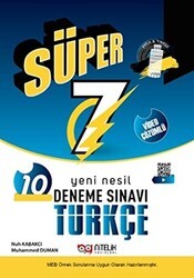 Nitelik Yayınları - Bayilik 7. Sınıf Türkçe 10 Deneme Sınavı - 1