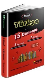 Aydın Yayınları 7. Sınıf Türkçe 15 Deneme - Aydın Yayınları
