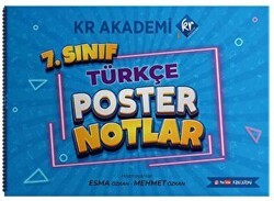 7. Sınıf Türkçe Poster Notlar - KR Akademi Yayınları