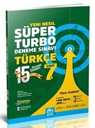 Model Eğitim Yayıncılık 7. Sınıf Türkçe Yeni Nesil Süper Turbo Deneme Sınavı - Model Eğitim Yayıncılık