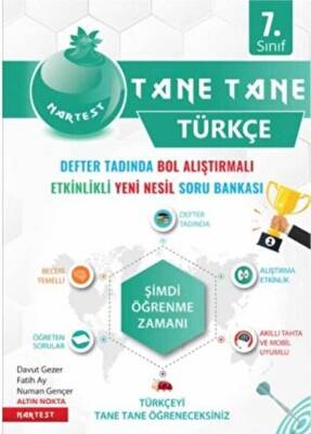 Nartest Yayınevi 7. Sınıf Türkçe Yeşil Defter Tadında Tane Tane - 1
