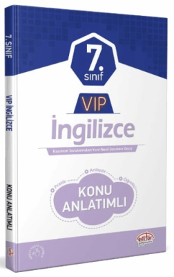 Editör Yayınevi 7. Sınıf VIP İngilizce Konu Anlatımlı - 1