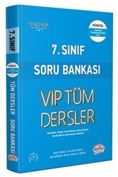 Editör Yayınevi 7. Sınıf VIP Tüm Dersler Soru Bankası Mavi Kitap - Editör Yayınevi