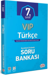 Editör Yayınevi 7. Sınıf VIP Türkçe Soru Bankası - Editör Yayınevi