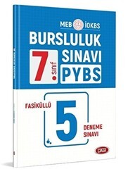 Data Yayınları 7. Sınıf Bursluluk 5 Deneme Sınavı İOKBS-PYBS - 1