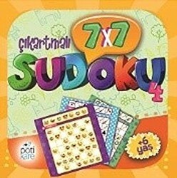 7x7 Çıkartmalı Sudoku - 4 Çıkartmalı - Pötikare Yayıncılık