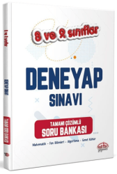 8-9. Sınıf Deneyap Tamamı Çözümlü Soru Bankası - Editör Yayınevi