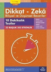 8-9 Yaş Dikkat - Zeka Bilişsel ve Düşünsel Beceriler 3. Kitap - 10 Dakikalık Testler - Dikkat ve Zeka Akademisi Yayınları